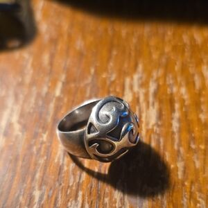 Vintage SIilpada Sterling Swirl Dome Ring